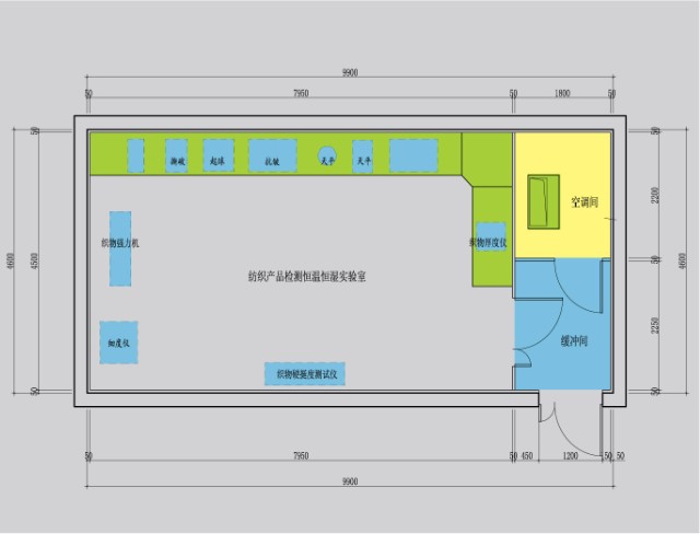 恒溫恒濕室設(shè)計(jì)圖